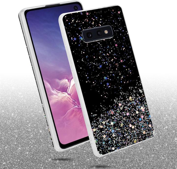 Image du produit Cadorabo Couverture TPU paillettes scintillantes (Samsung Galaxy S10e)