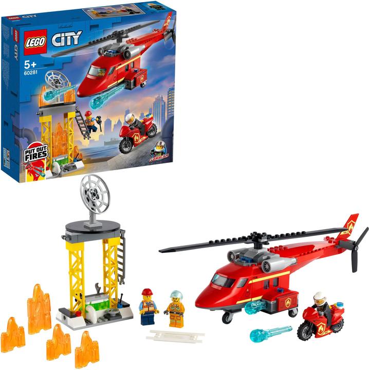 Produktbild LEGO Feuerwehrhubschrauber (60281, LEGO City)