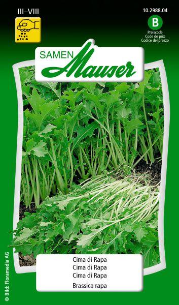 Actual product image Samen Mauser Cima di rapa (Vegetable seeds)