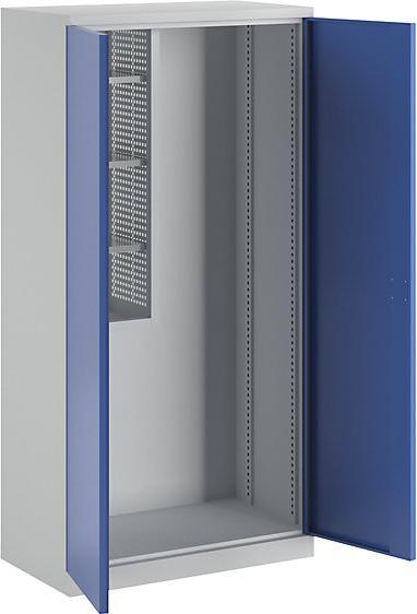 Actual product image MBA-System JUMBO equipment and cleaning cupboard, solid panel doors / 1 shelf box, light (45 cm, 112 cm)