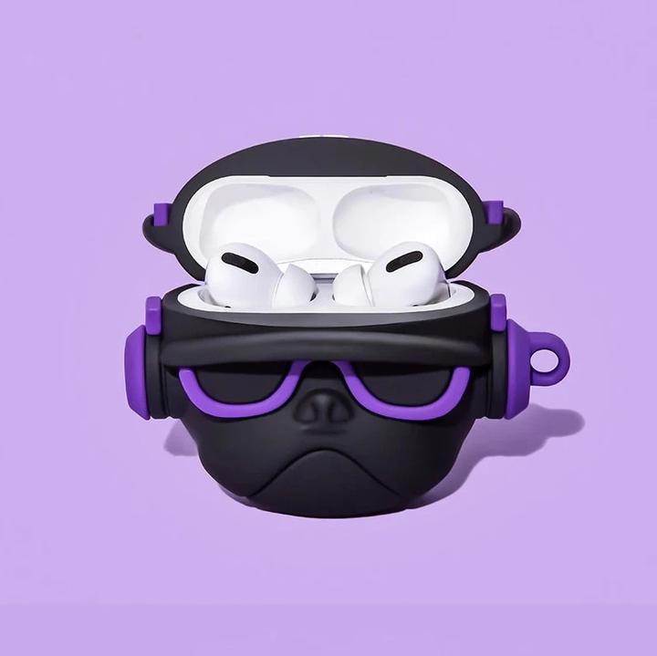 Produktbild PhoneLook Hülle Hip-Hop-Bulldoggen-Sonnenbrille Headset t (Kopfhörer Tasche)