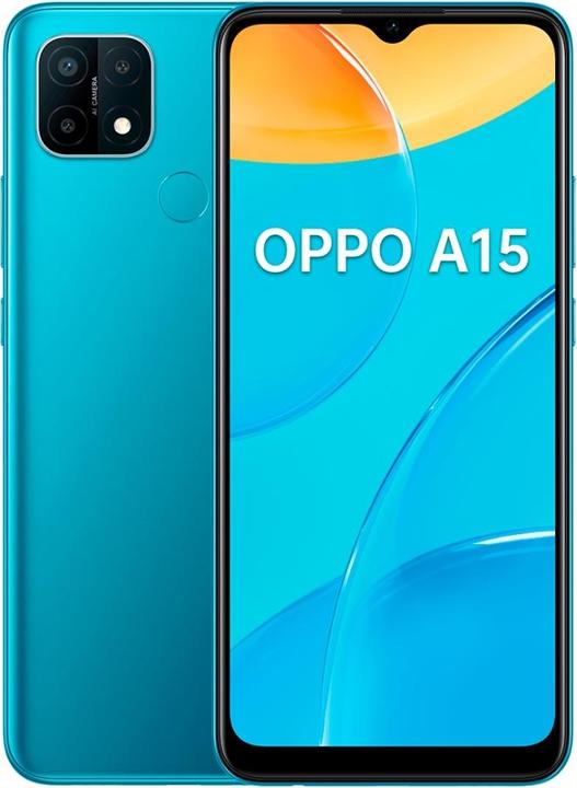 OPPO A15 (32 GB, Mystery Blue, 6.52", Dual SIM, 13 Mpx, 4G)