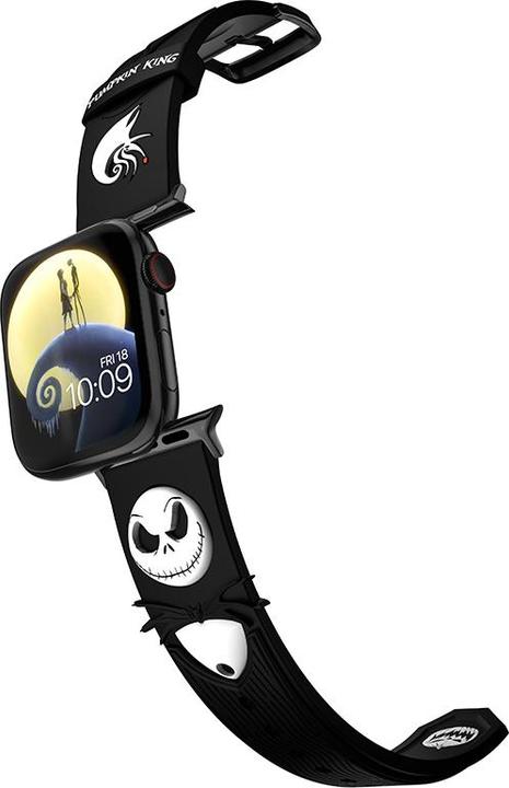 Actual product image Moby Fox Nightmare Before Christmas bracelet pour smartwatch Sculpted Jack