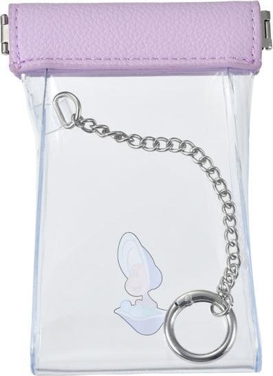 Actual product image Disney Young Oyster with carabiner Clear Spring Mouth - Cosmetic bag