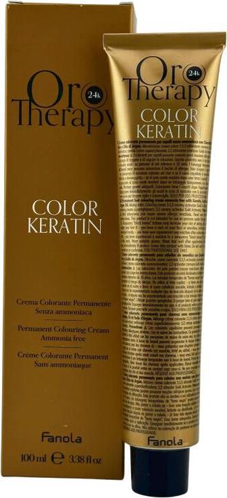Actual product image Fanola Colour Keratin Oro Puro 10/0 Rubio Platino Natural 100ml (10/0)