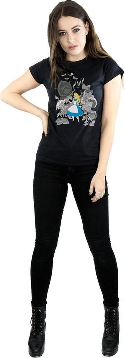 Produktbild Alice In Wonderland Blumen Baumwolle TShirt (M)
