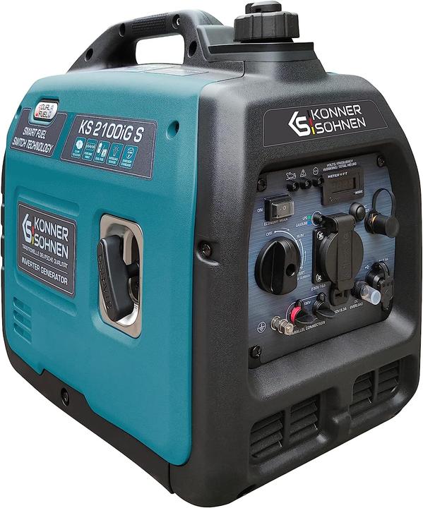 Produktbild Könner & Söhnen Benzin-Inverter-Generator KS 2100iG S, Blau 3100 (3100 W)