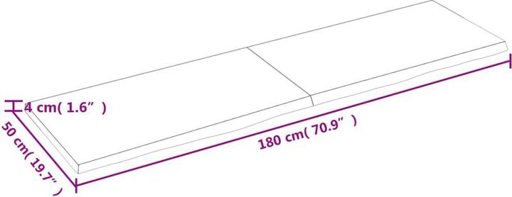 Produktbild VidaXL Emerald (180 x 4 x 50 cm)
