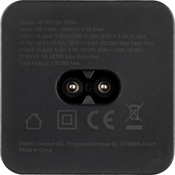 Produktbild Digitec GaN 4-Port Desktop Charger (120 W)