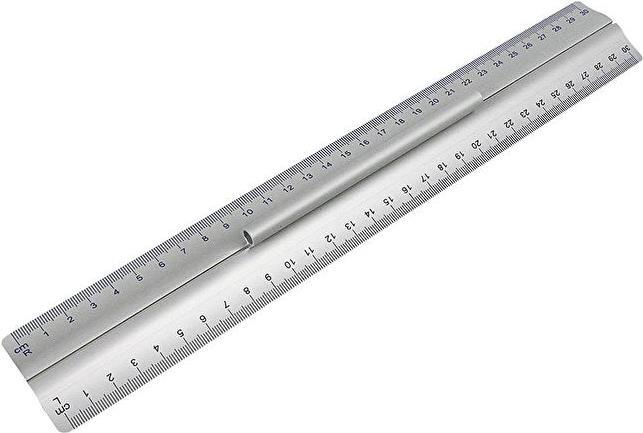 Produktbild Wedo Aluminium Lineal mit Griff (30 cm)