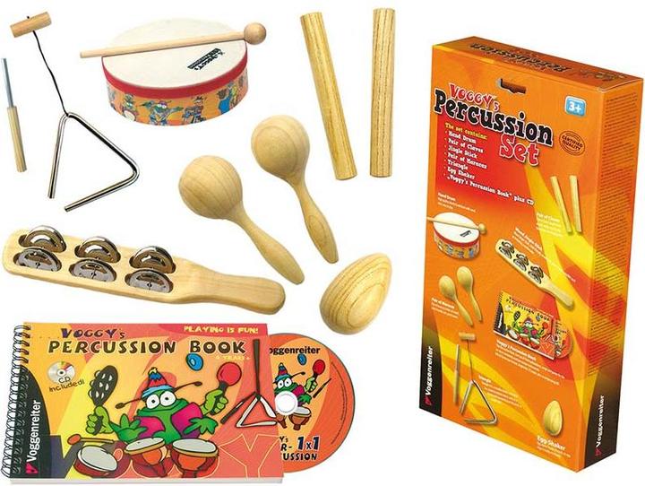 Produktbild Percussion-Set (Französisch, Deutsch, Niederländisch, Polnisch, Italienisch, Schwedisch, Englisch, Serbisch)
