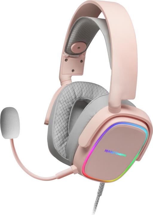 Actual product image Mars Gaming Casque Micro Gamer Mhax RGB (Rose) (Cable)