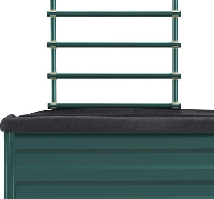 Immagine prodotto Outsunny Letto rialzato con rotelle e porta scorrevole inferiore