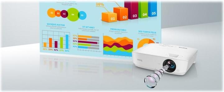 Produktbild BenQ MH536 (Full HD, 3800 lm, 1.49-1.76:1)