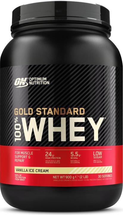 Produktbild Optimum Nutrition 100 Whey Gold Standard (Vanille, 1 Stk., 900 g)