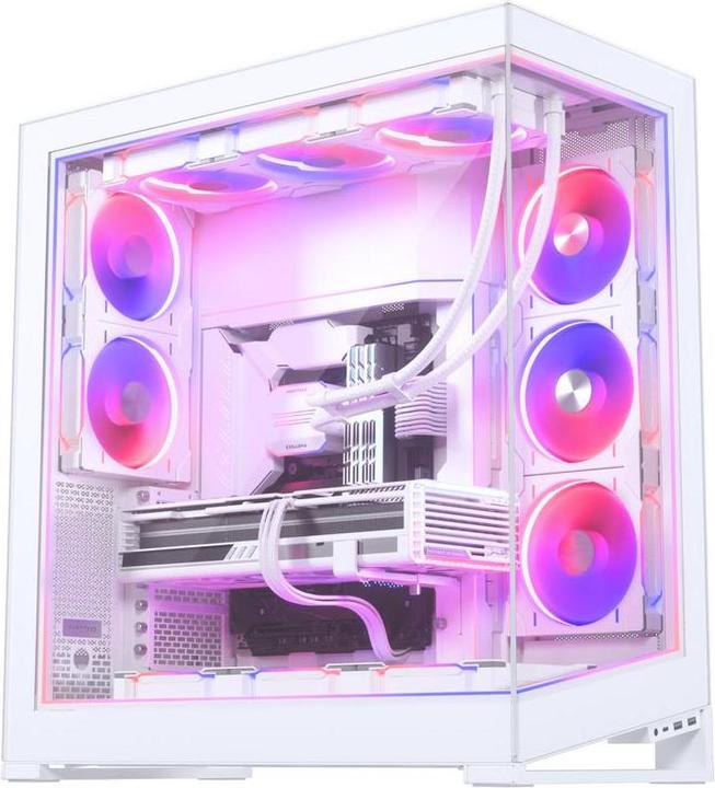 Actual product image Phanteks NV9 Premium DRGB Kit + power hub, 3x for outer frame, 1x mainboard cable cover (Red, Blue, Green)