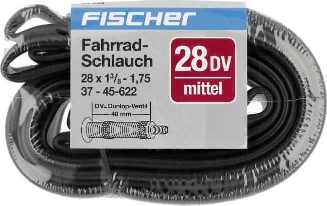 Immagine prodotto Fischer Tubo per bicicletta da 28 pollici 85096 (Dunlop (DV), 28", 40 mm)