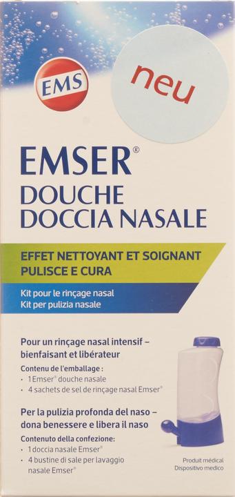 Actual product image Emser Nasal shower + nasal rinsing salt (1 Piece)