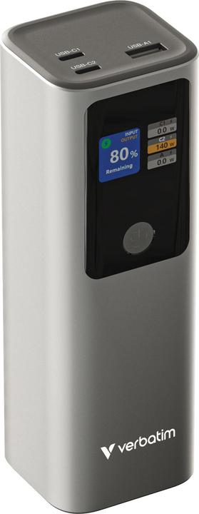 Image du produit Verbatim CnGo Power Bank 27000mAh 183W (27000 mAh, 183 W, 99.90 Wh)