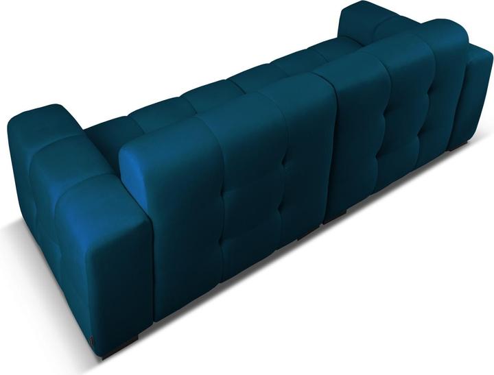 Actual product image Micadoni Velvet Sofa, "Kendal", 4 Seats, 255x103x79Made in Europe (2 person sofa, 3-seater, 4-seater)