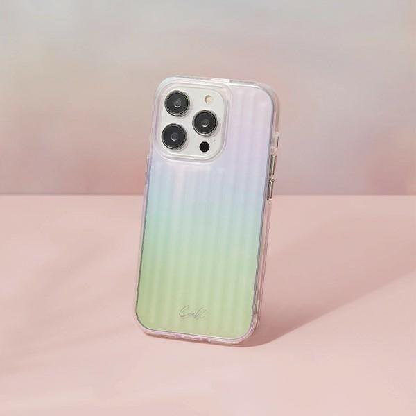 Actual product image Uniq CASE Coehl Linear Apple iPhone 14 Pro opalowy/iridescent (Apple iPhone 14 Pro)