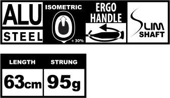 Produktbild Talbot Torro Badmintonschl„ger ELI Teen, schwarz/grn