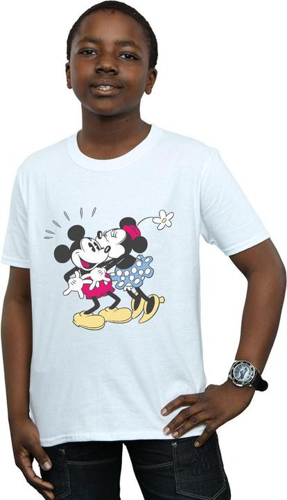 Immagine prodotto Disney Mickey And Minnie Mouse Kiss Maglietta Ragazzi (116)