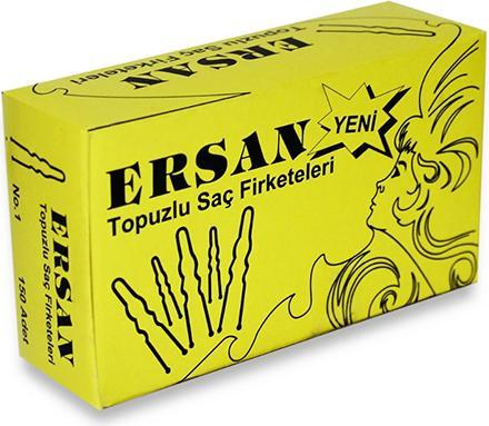 Image du produit Ersan Haarklemmen gewellt 5cm Gold 150 Stück (150 pcs)