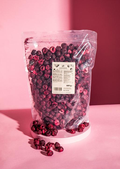 Produktbild KoRo Gefriergetrocknete Sauerkirschen (500 g)
