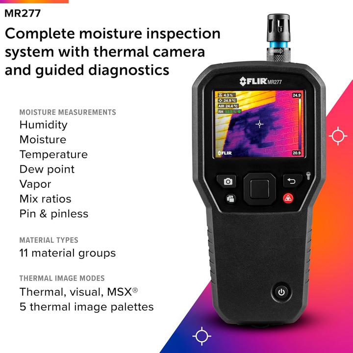 Produktbild Flir MR277 Hygrometer/Psychrometer Indoor Electronic psychrometer