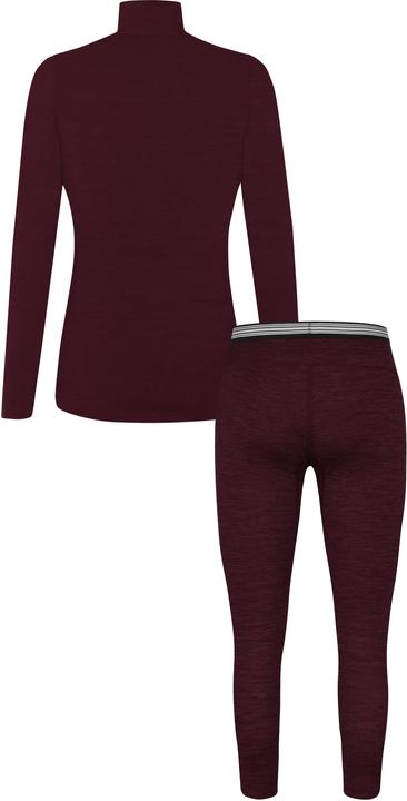 Produktbild Normani Damen Merino Langarm mit 1/4 Zipper „Launceston“ und Merino Hose „Perth“ - 9667 (S)