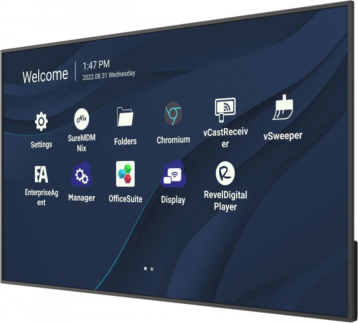 Produktbild Viewsonic CDE5530 139,70cm 55Zoll 3840x2160 450 nits 1200:1 HDMI in x 2 USB-C x 1 HDMI out x 1 w/ RS (3840 x 2160 Pixel, 55")