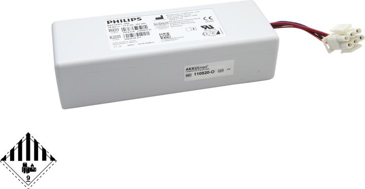 Actual product image AccuCell Battery Philips Respironics V60 ventilator - 1076374 (1 pcs., Device specific, 11000 mAh)