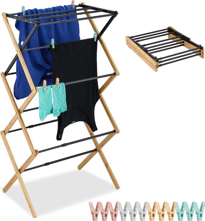 Relaxdays Klappbarer Wäscheständer
