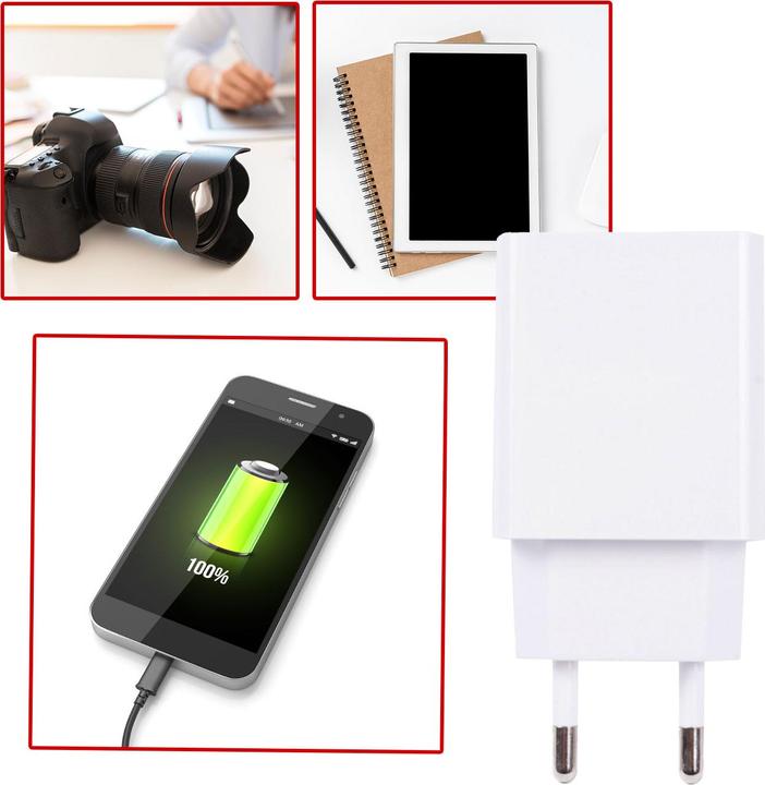 Actual product image Benson Electric USB-C charger, white