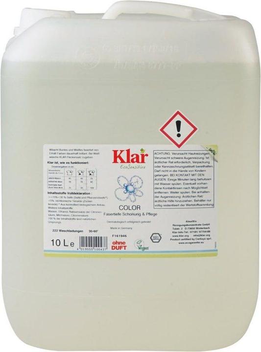 Klar Eco Sensitive Color (220 Washing cycles, Liquid detergent)