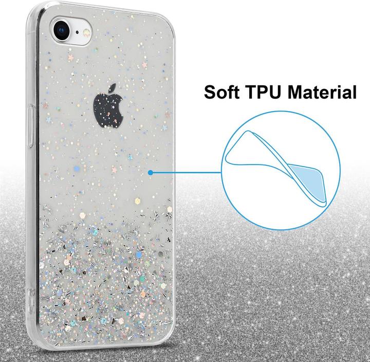 Immagine prodotto Cadorabo Copertura in TPU scintillante (Apple iPhone 7, Apple iPhone SE (seconda generazione))