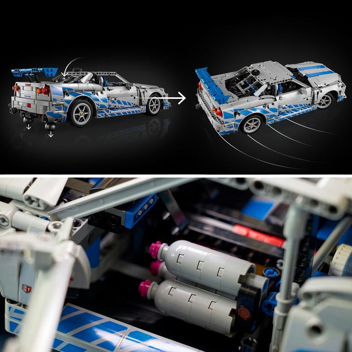 Image du produit LEGO 42210 2 Fast 2 Furious Nissan Skyline GT-R (R34) bolide (42210, LEGO Technic)