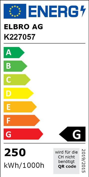 Energie-Label Elbro Lichtband (Kaltweiss, 5000 cm, Outdoor, Indoor)