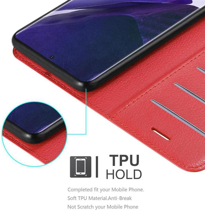 Actual product image Cadorabo Book with stand function cover (Samsung Galaxy Note 20+)