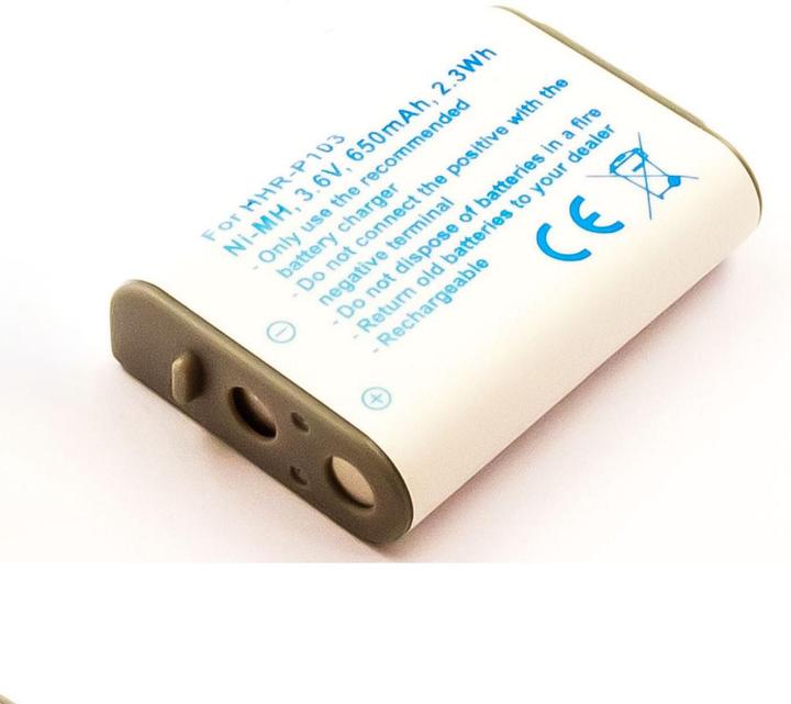 Actual product image AGI Battery compatible with Panasonic HHR-P103|KX-TCA364|KX-TCD 580G