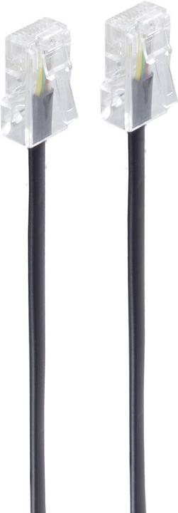 Produktbild Shiverpeaks BASIC-S ISDN-Anschlusskabel, schwarz, 3.0 m ohne Knickschutztülle, RJ 45 Stecker