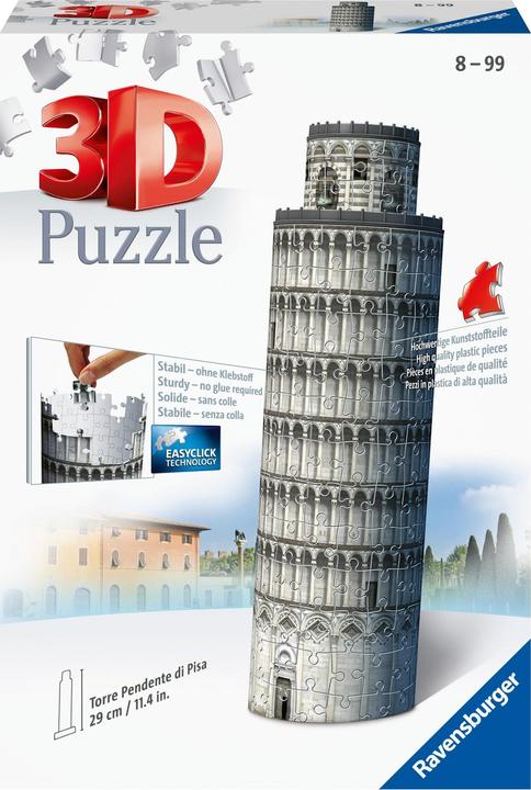 Actual product image Ravensburger 3D Leaning Tower (216 pieces)