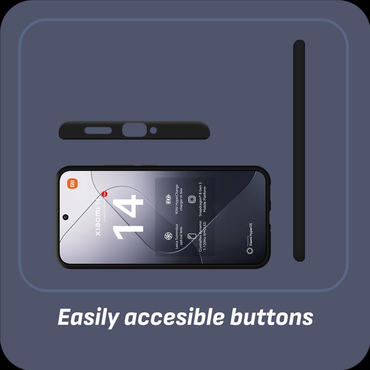 Actual product image Cazy Soft TPU protective cover (Xiaomi 14)