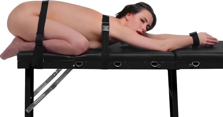 Master Series Massagebed met manchetten