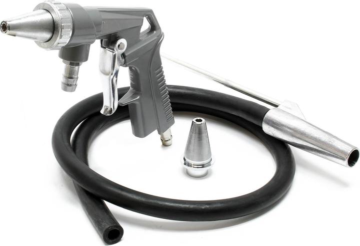 Wiltec Druckluft Sandstrahler Pistole Sandstrahlgerät Sandstrahlpistole Ansaugschlauch