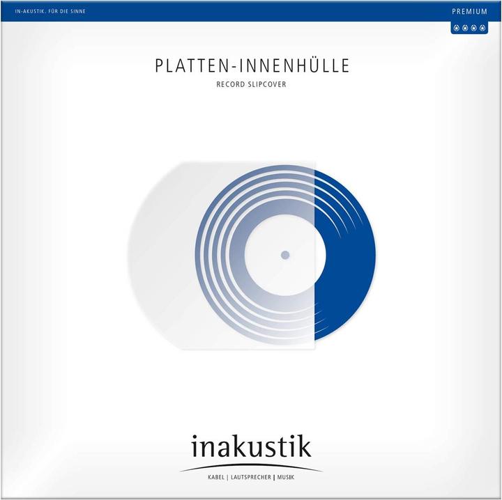 Inakustik Antistatische Platten-Innenhüllen (Plattenspieler Abdeckung)