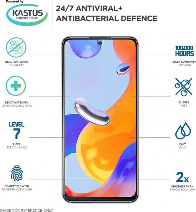 Immagine prodotto Eiger Mountain Glass Clear (1 Pezzo/i, Xiaomi Redmi Nota 11 Pro)