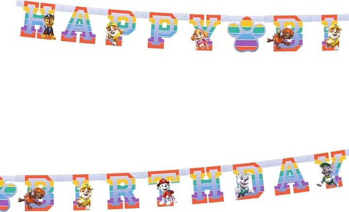 Produktbild Haza Witbaard PAW Patrol Buchstabengirlande, 180cm