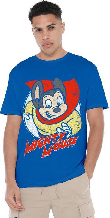 Actual product image Fruit of the Loom Mens Mighty Circle T-Shirt (4XL)